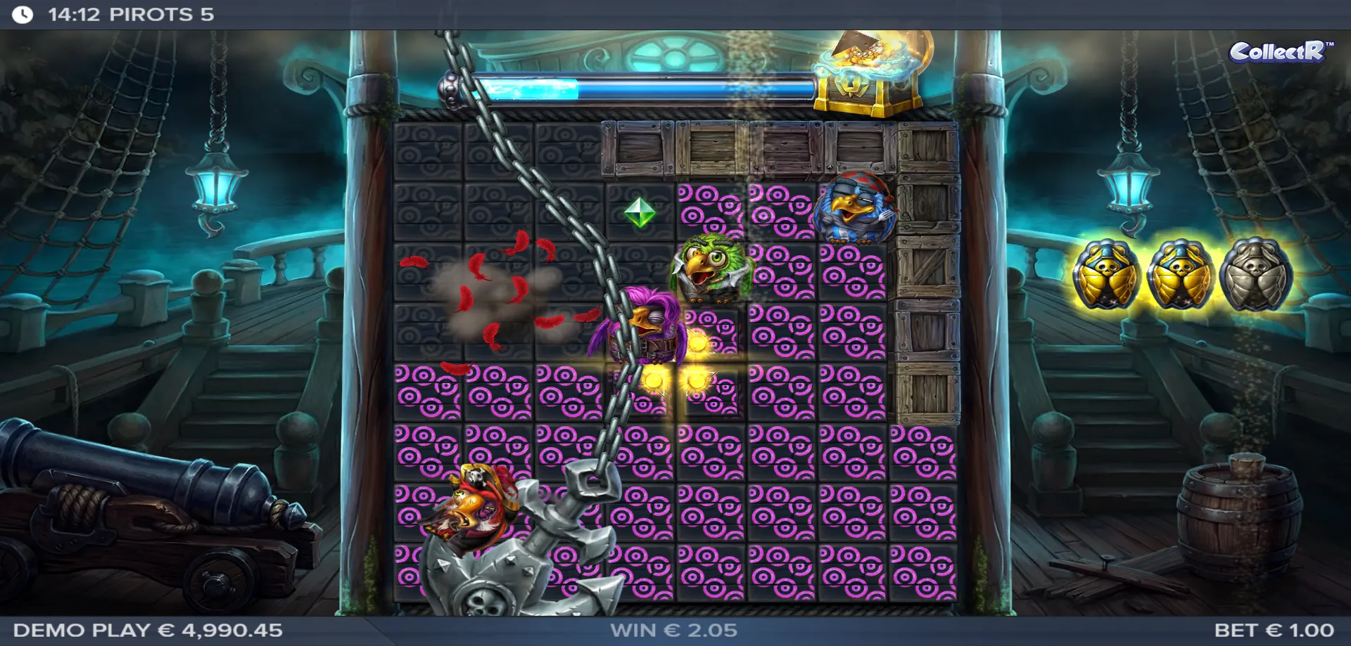 Pirots 5 giocabile su mobile iOS e Android — ELK Studios